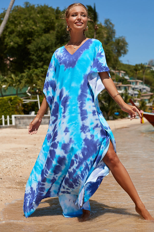 Tropical Pattern Kimono Blouse ( 29 Colors ) - Seldom Seen Styles