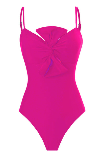 3D Bow Tie Swimsuit & Skirt Set - Seldom Seen Styles