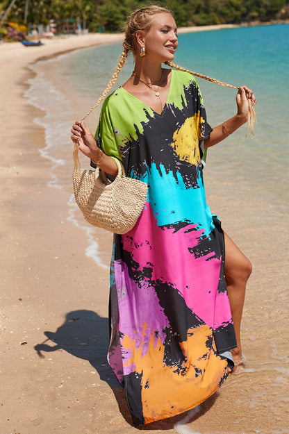 Tropical Pattern Kimono Blouse ( 29 Colors ) - Seldom Seen Styles