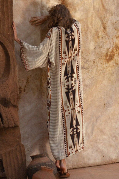 Boho Tie Dye Kimono Blouse - Seldom Seen Styles