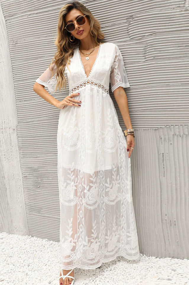 Boho Beach Cover Up Dress - Seldom Seen Styles