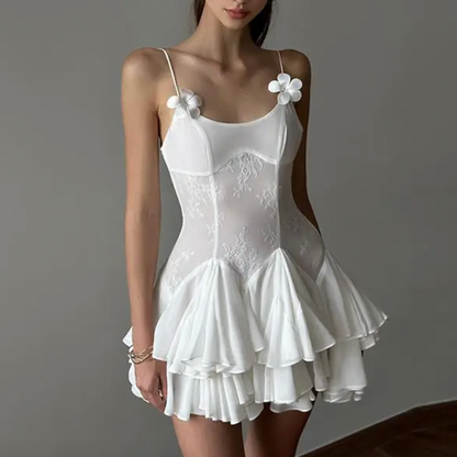 XENI RUFFLE MINI DRESS - Seldom Seen Styles