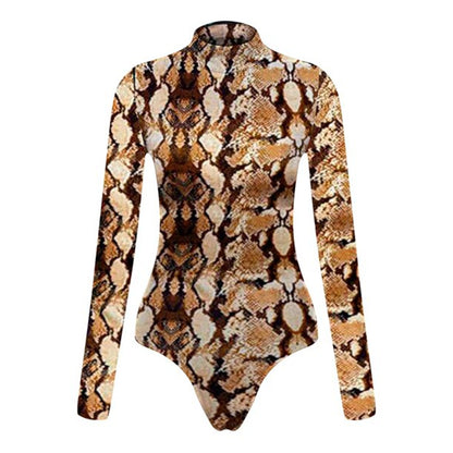 Women's Sexy Square Neck Bodysuit Long Sleeve Double Lined Shirt Tops