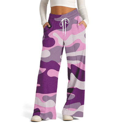 Women's Wide Leg Sweatpants Casual Loose Solid Color Pants Comfy Lounge Joggers Baggy Sweatpants Pockets - Seldom Seen Styles