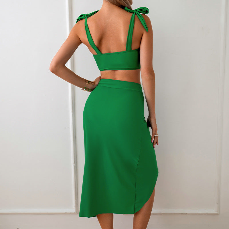 2024 New Nylon Swimwear Women Three-Piece Set bikini Swimwear Bikini - Seldom Seen Styles