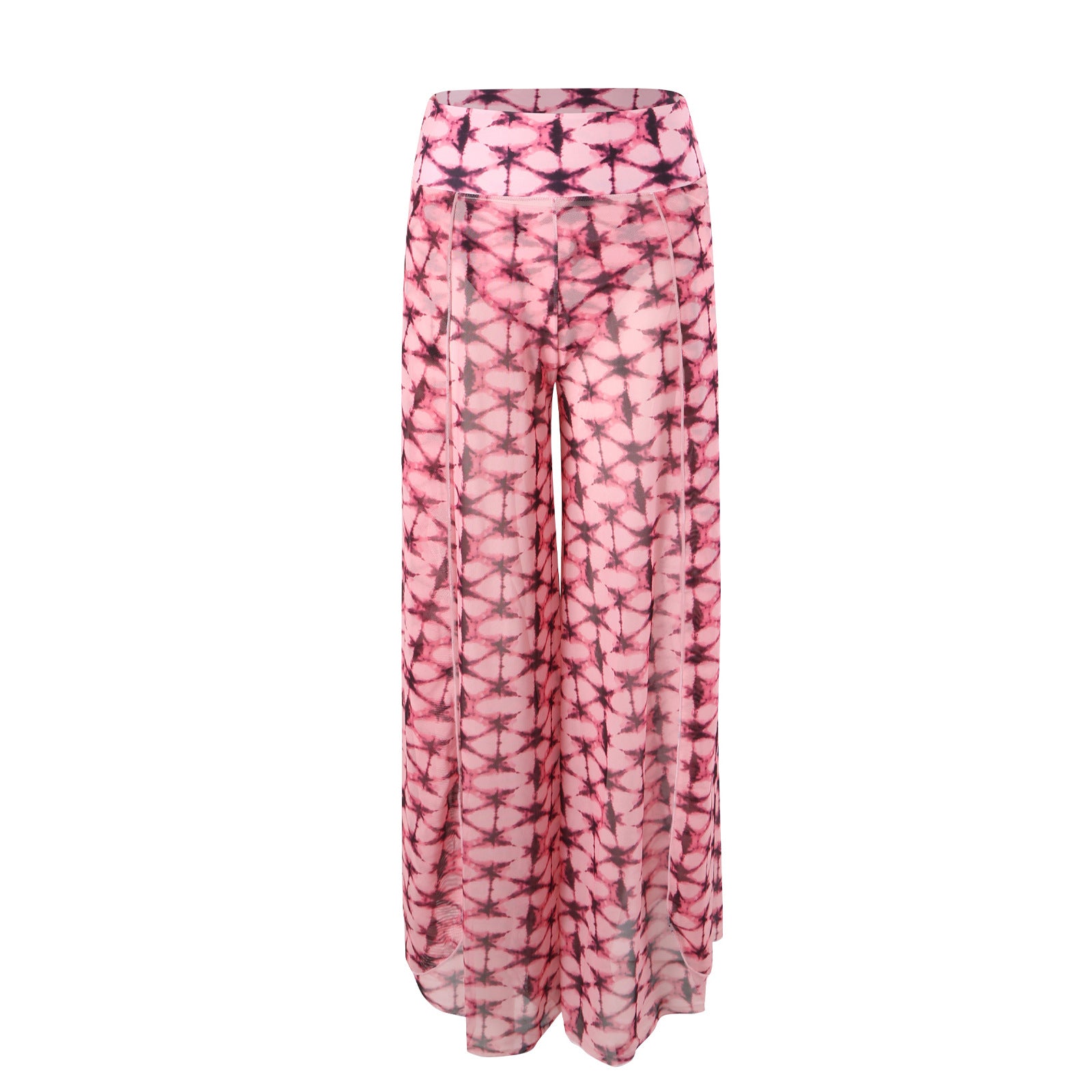 2024New Style Swimsuit Bikini Three-Piece Set Mesh Print Long Pants Swimwear swimwear - Seldom Seen Styles