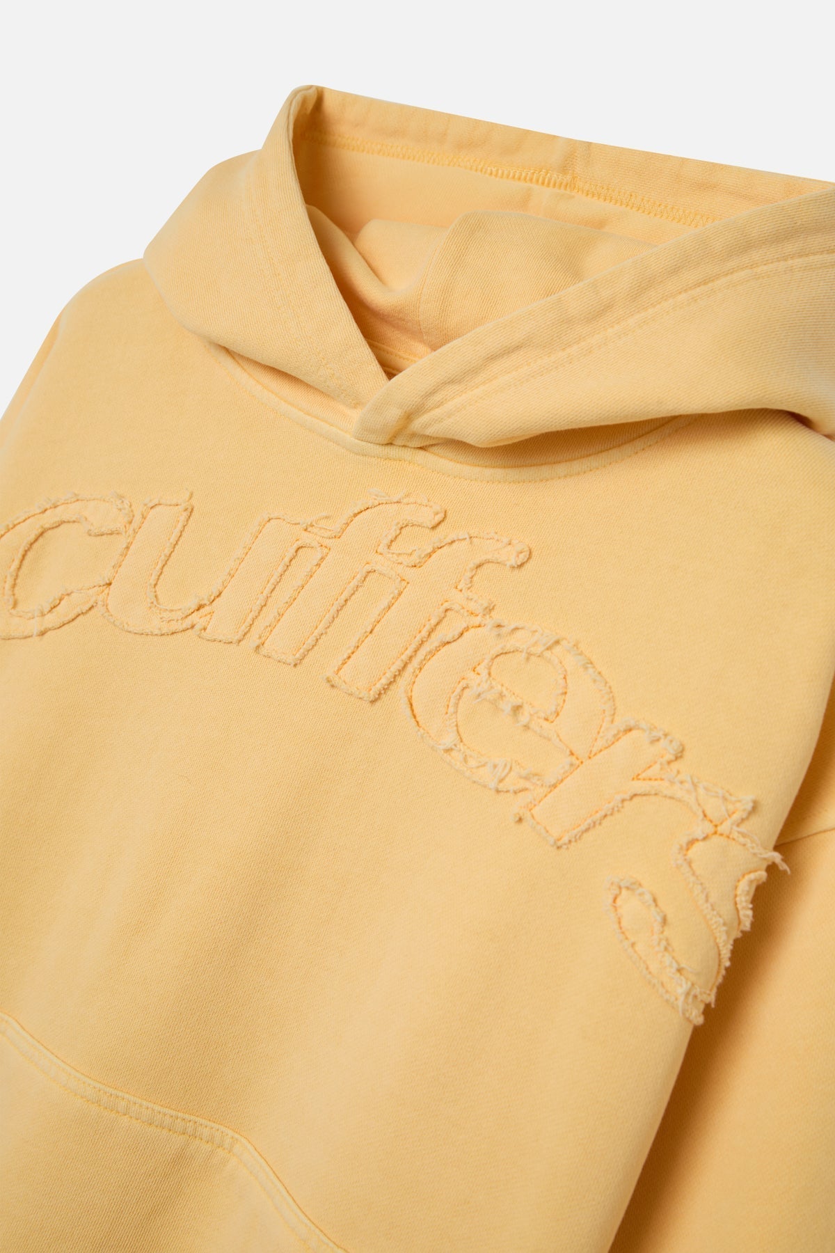 Raw Yellow Hoodie - Seldom Seen Styles
