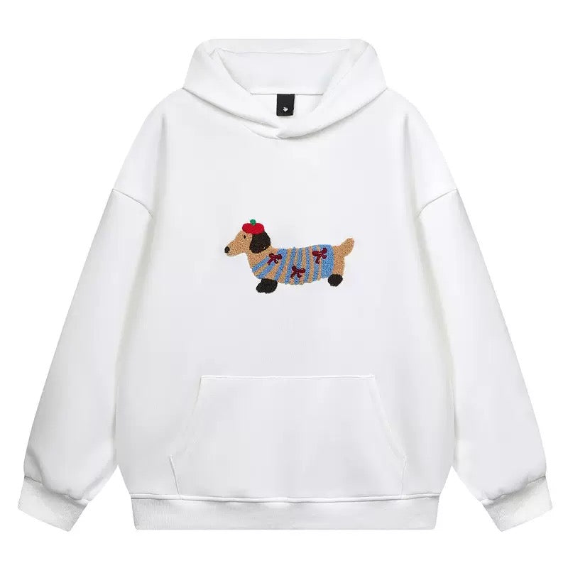 Aelfric Eden Cartoon Dachshund Hoodie - Seldom Seen Styles