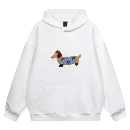 Cartoon Dachshund Hoodie