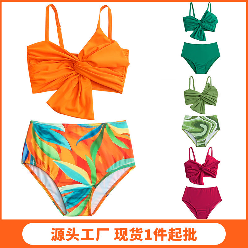2025New Children's Swimsuit Mermaid Girl Two-Piece Swimsuit Girls' Swimwear Swim Pants Girls' Swimwear - Seldom Seen Styles