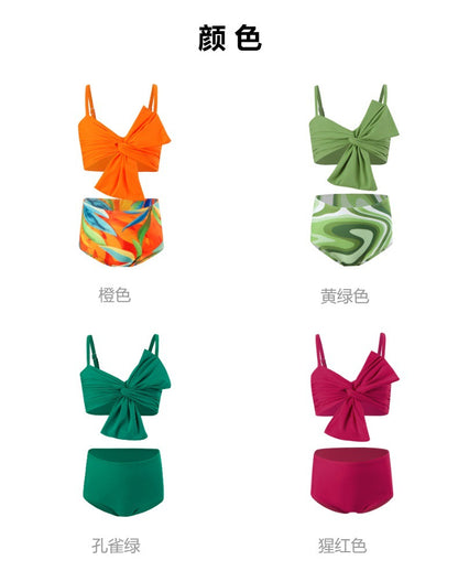 2025New Children's Swimsuit Mermaid Girl Two-Piece Swimsuit Girls' Swimwear Swim Pants Girls' Swimwear - Seldom Seen Styles