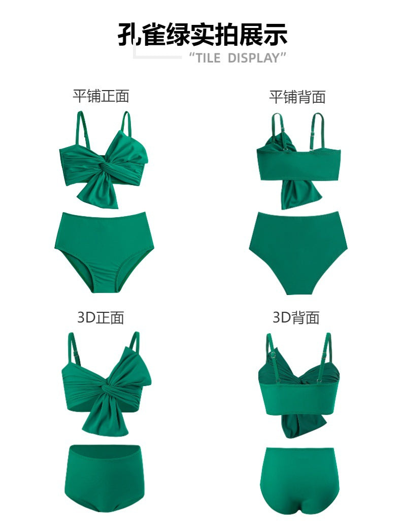 2025New Children's Swimsuit Mermaid Girl Two-Piece Swimsuit Girls' Swimwear Swim Pants Girls' Swimwear - Seldom Seen Styles