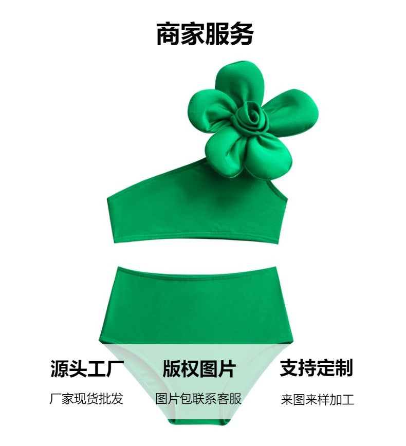 2025New Children's Swimsuit Mermaid Girl Two-Piece Swimsuit Girls' Swimwear Swim Pants Girls' Swimwear - Seldom Seen Styles