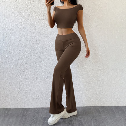 2025Summer New  All-Matching Casual Sports Simple Solid Color Close-Fitting Fashion Suit Women - Seldom Seen Styles