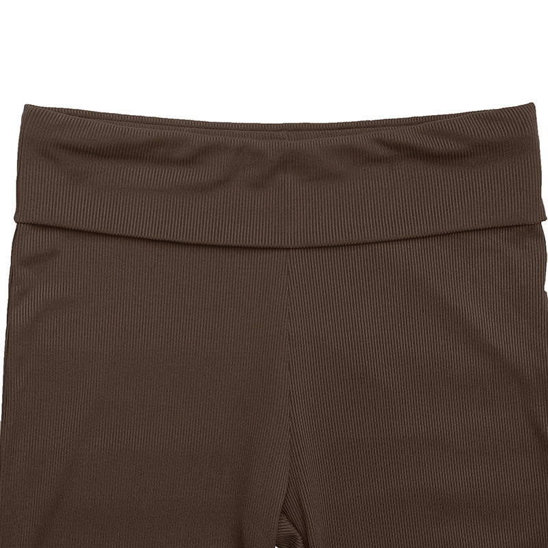 2025Summer New  All-Matching Casual Sports Simple Solid Color Close-Fitting Fashion Suit Women - Seldom Seen Styles