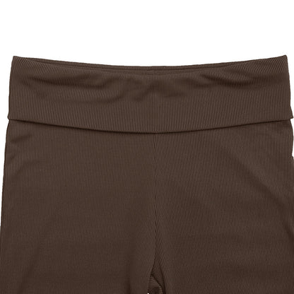 2025Summer New  All-Matching Casual Sports Simple Solid Color Close-Fitting Fashion Suit Women - Seldom Seen Styles