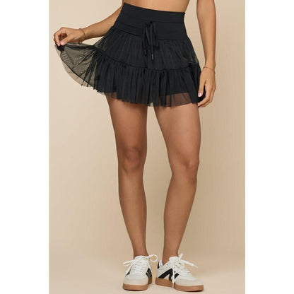 Pirouette Skort - Black - Seldom Seen Styles