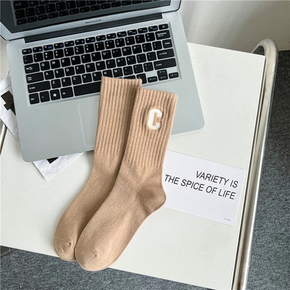 Socks women's socks autumn and winter cotton deodorant sports women's stockings - Seldom Seen Styles