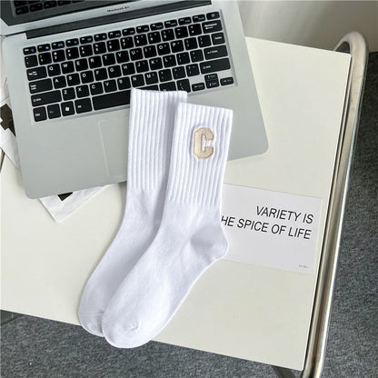 Socks women's socks autumn and winter cotton deodorant sports women's stockings - Seldom Seen Styles
