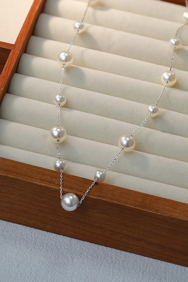 Women's Gypsophila Pearl Long Luxury Necklace - Seldom Seen Styles