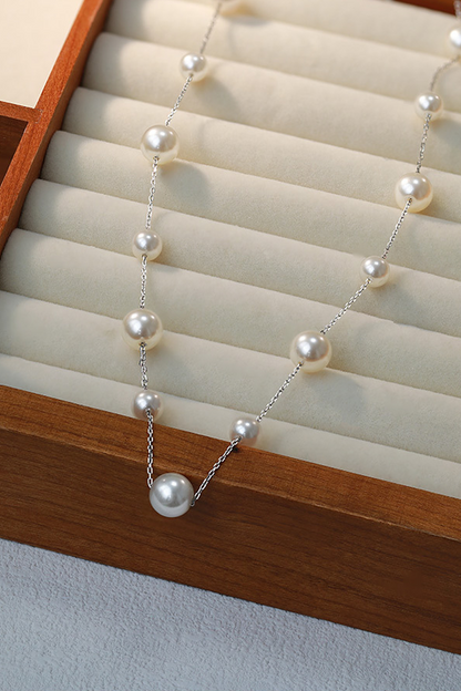 Women's Gypsophila Pearl Long Luxury Necklace - Seldom Seen Styles
