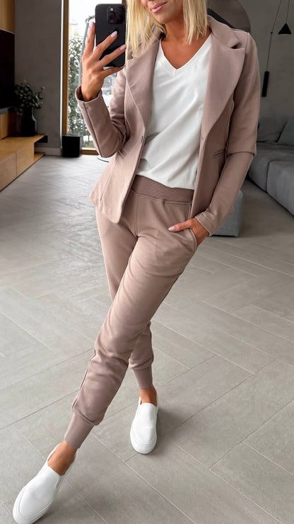 Women's Lapel Casual Suit - Seldom Seen Styles