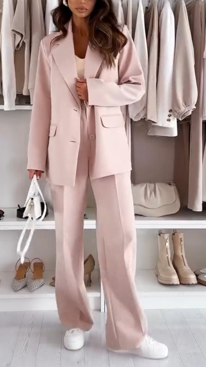 Ladies Lapel Casual Commuter Suit - Seldom Seen Styles