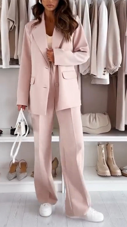 Ladies Lapel Casual Commuter Suit - Seldom Seen Styles