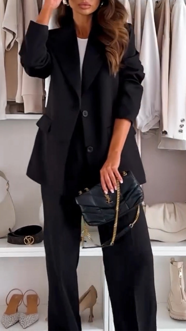 Ladies Lapel Casual Commuter Suit - Seldom Seen Styles