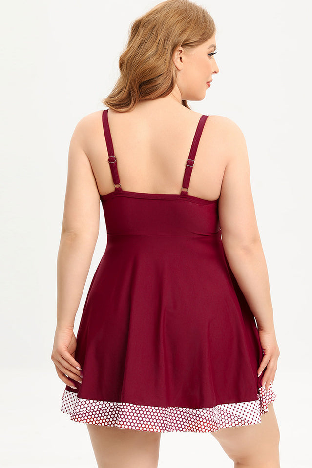 (L-5XL) Plus Size Tankini Swimsuit - Seldom Seen Styles