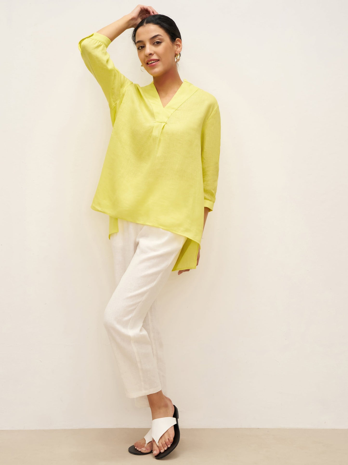 100% Linen Dress Shirt JOANNA