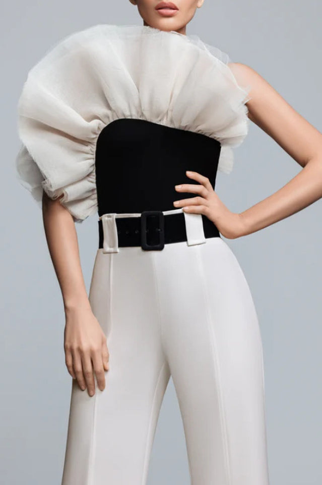 Exaggerated 3D Flower One Piece Swimsuit - Seldom Seen Styles