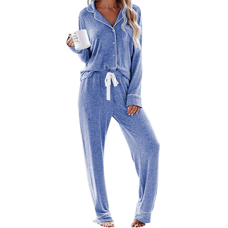 Women's Pajama Sets Long Sleeve Button Down Sleepwear Nightwear Soft Pjs Lounge Sets