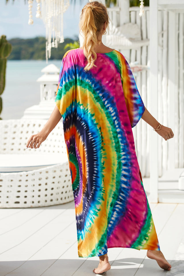 Tropical Pattern Kimono Blouse ( 29 Colors ) - Seldom Seen Styles