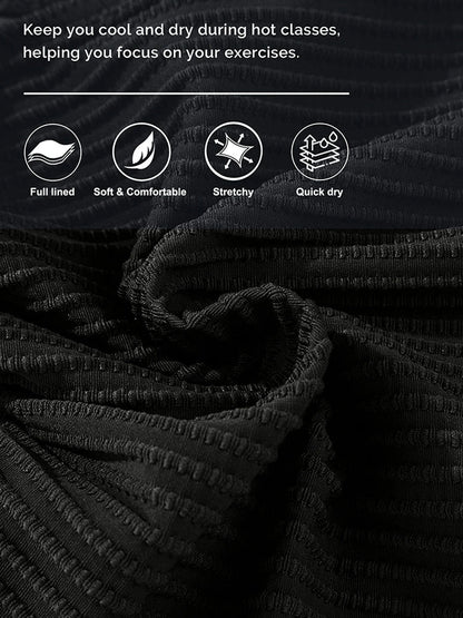 Seamless Textured Twist Front High-Waist Bikini Set