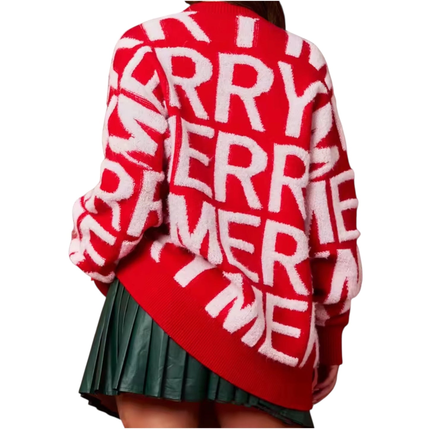 Oversized Merry Sweater - Seldom Seen Styles