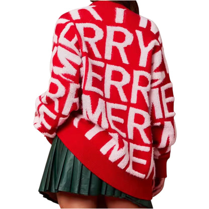 Oversized Merry Sweater - Seldom Seen Styles