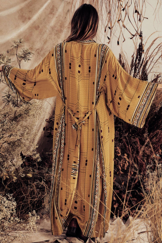 Boho Tie Dye Kimono Blouse - Seldom Seen Styles