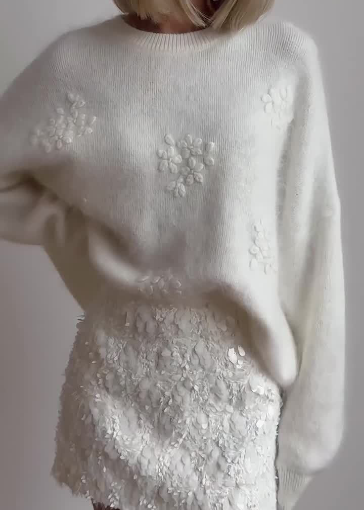 Textured Knit Sweater