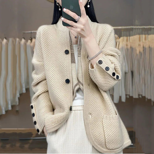 Linden Textured Knit Cardigan