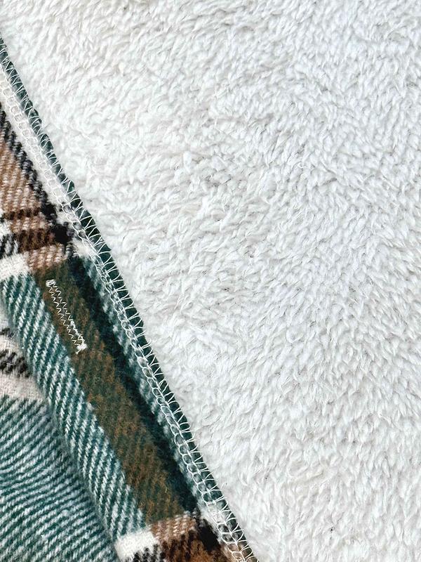 Women's Plaid / Houndstooth Print Button Front Hooded Coat, Casual Longsleeves Pocket Coat for Fall & Winter, Ladies Outerwear for Daily Wear, Womenswear - Seldom Seen Styles