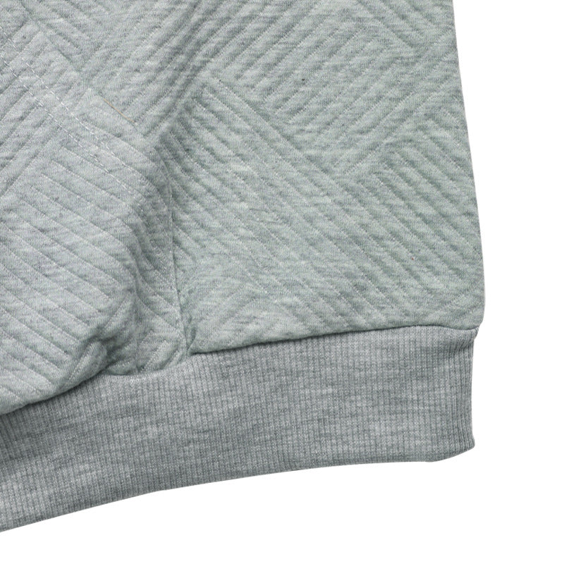 Womens Sweatshirt Casual Textured Long Sleeve Henley Button V Neck Loose Pullover 2025 Trendy Fall Outfits Tops