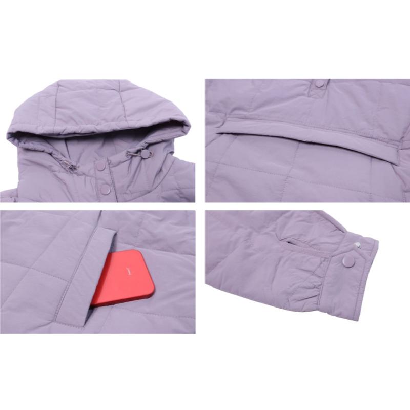 Womens Oversized Hooded Puffer Jacket Lightweight Pullover Hoodies Quilted Dolman Long Sleeve Warm Winter Coat - Seldom Seen Styles