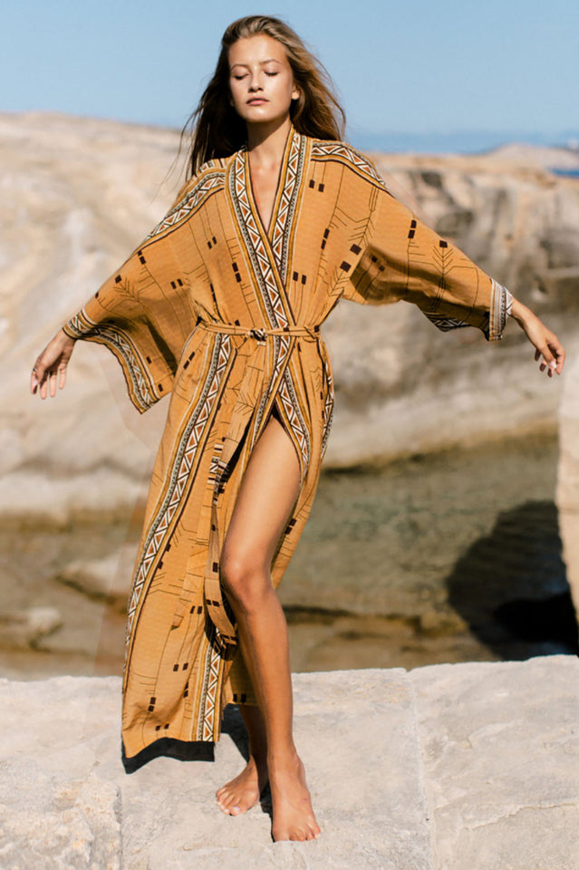 Boho Tie Dye Kimono Blouse - Seldom Seen Styles