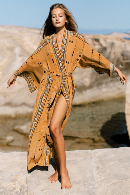 Boho Tie Dye Kimono Blouse - Seldom Seen Styles