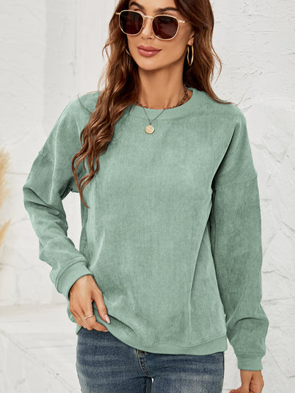 Women's Crewneck Sweatshirts Lightweight Long Sleeve Tunic Tops Cute Pullover Shirts - Seldom Seen Styles