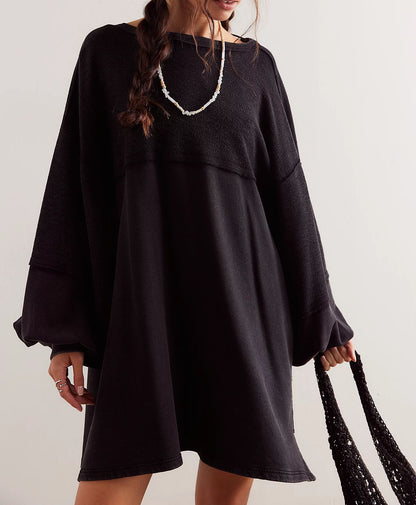 Women's Summer Loose T-Shirt Star Patch Long Sleeve Crew Neck Casual Tops Streetwear - Seldom Seen Styles