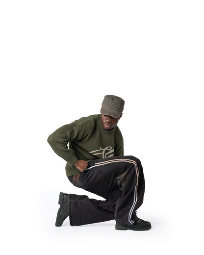 Echoes Knit Sweater Olive