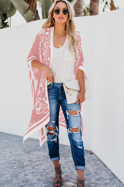 Boho Floral Kimono - Seldom Seen Styles