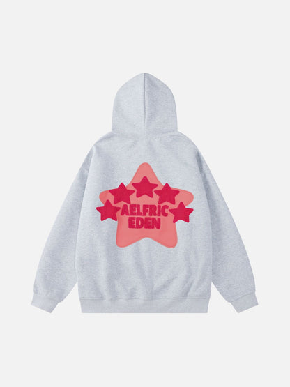 Vintage Embroidery Eden Star V303 Hoodie
